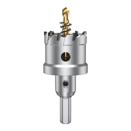 HUHAO 3PCS TCT Hole Saw Drill Bit Alloy Carbide Tipped Hole Cutter With Titanium-Plated Pilot Tools For Metal Stainless Steel