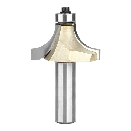 HUHAO 1/4 Shank Corner Round Over Router Bit With Bearing Carbide Steel Milling Cutter For Wood End Mill CNC Woodworking Tools