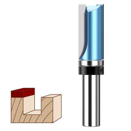 Flush Trim Router Bits Template Pattern Bit Bottom Bearing for Wood Carbide Steel Straight Milling Cutter⭐⭐⭐⭐⭐