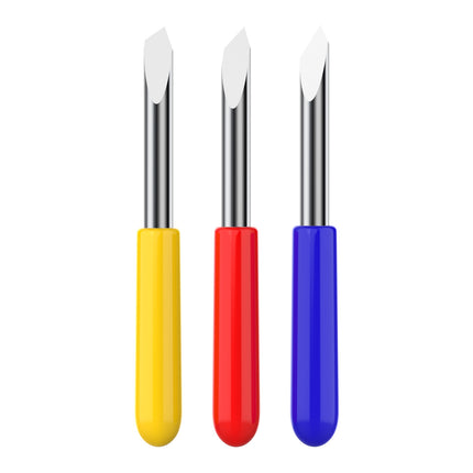 HUHAO 5PCS 30/45/60 Degree Mimaki Cutting Plotter Blade Vinyl Cutter Knife Milling Cutter for Power Tools Mimaki Plotter Bits