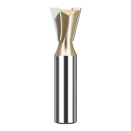 HUHAO 1/4inch 1/2inch Dovetail Joint Router Bit 12.7mm Shank Milling Cutter Carbide Steel Engraving Cutting CNC Tools For Wood