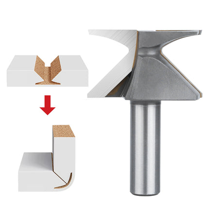 Arc Bending Integrated Knife Milling Cutter For Woodworking R18 R30 Router Bits Forming CNC Tool