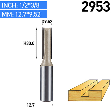 Professional grade double edge straight drill milling cutter 1/2 and 1/4Shank⭐️⭐️⭐️⭐️⭐️