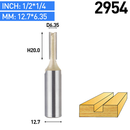 Professional grade double edge straight drill milling cutter 1/2 and 1/4Shank⭐️⭐️⭐️⭐️⭐️