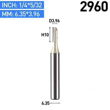 Professional grade double edge straight drill milling cutter 1/2 and 1/4Shank⭐️⭐️⭐️⭐️⭐️