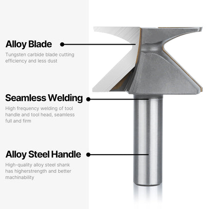 Arc Bending Integrated Knife Milling Cutter For Woodworking R18 R30 Router Bits Forming CNC Tool