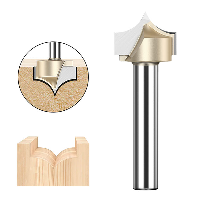 Point Cutting Round Over Bit for Wood End Mill Woodworking Tools