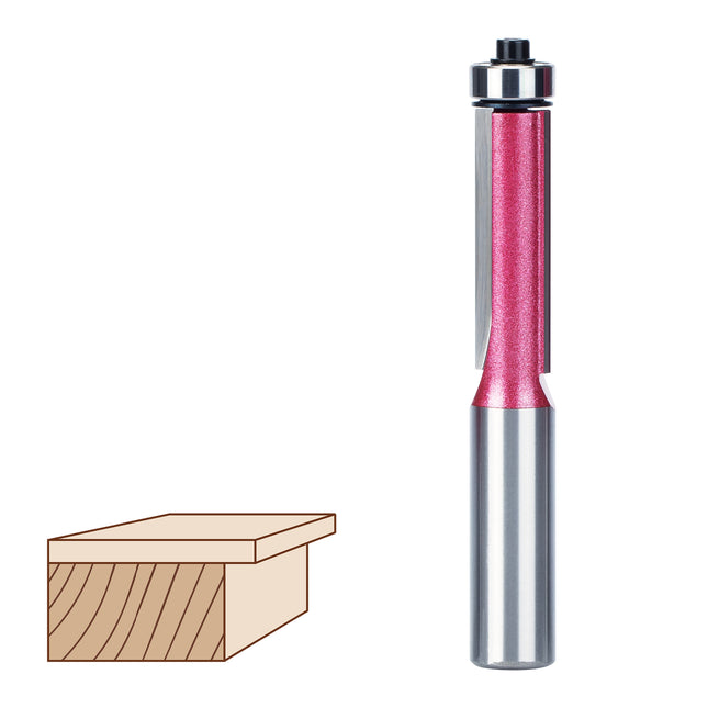 1pc 1/2" Shank Flush Trim Router Bits For Wood Trimming Cutters With Bearing Woodworking Industrial Grade Milling Cutter⭐⭐⭐⭐⭐