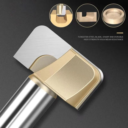 HUHAO Bowl Tray Router Bit Wood Bottom Cleaning Slotting Carbide Milling Cutter Woodworking Tool Trimming Engraving Bit CNC Tool