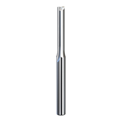 HUHAO 3.175mm Shank 2 Flutes Straight Slot Milling Cutter Carbide Steel End Mill Hard Wood MDF Engraving Router Bit CNC Tools
