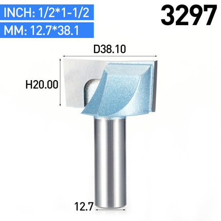 Bottom Cleaning Router Bit Industrial Grade Metric Tungsten Carbide Woodworking Slotting  Milling Cutter⭐⭐⭐⭐⭐