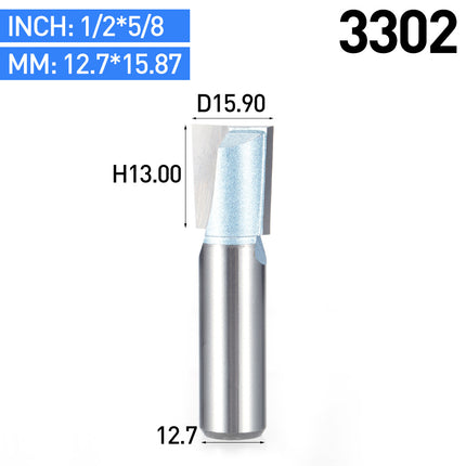 Bottom Cleaning Router Bit Industrial Grade Metric Tungsten Carbide Woodworking Slotting  Milling Cutter⭐⭐⭐⭐⭐