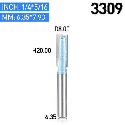 Bottom Cleaning Router Bit Industrial Grade Metric Tungsten Carbide Woodworking Slotting  Milling Cutter⭐⭐⭐⭐⭐