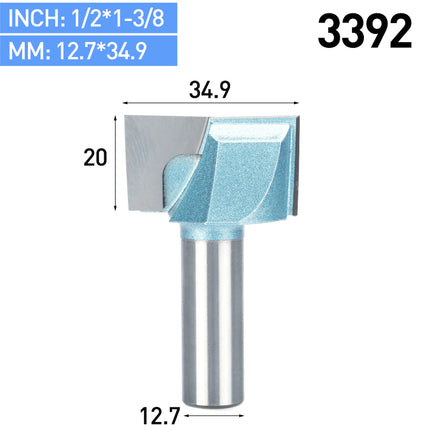 Bottom Cleaning Router Bit Industrial Grade Metric Tungsten Carbide Woodworking Slotting  Milling Cutter⭐⭐⭐⭐⭐