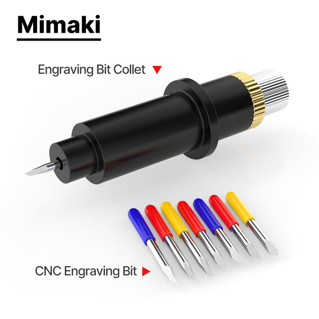 HUHAO 5PCS 30/45/60 Degree Mimaki Cutting Plotter Blade Vinyl Cutter Knife Milling Cutter for Power Tools Mimaki Plotter Bits