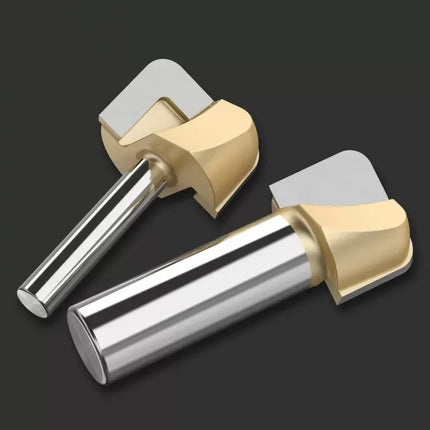 HUHAO Bowl Tray Router Bit Wood Bottom Cleaning Slotting Carbide Milling Cutter Woodworking Tool Trimming Engraving Bit CNC Tool