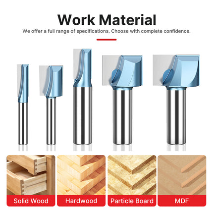 Bottom Cleaning Router Bit Industrial Grade Metric Tungsten Carbide Woodworking Slotting  Milling Cutter⭐⭐⭐⭐⭐