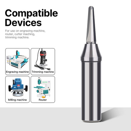 Woodworking Milling Cutter TCT Grooving Cutter V-Shaped Tool Arc-shaped Slotter  For Wood Bending Circular Groove Milling