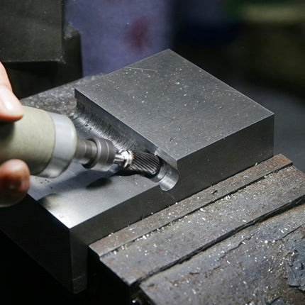 HUHAO 10/20PCS 3mm Shank Carbide Steel Rotary Burrs Set Double Diamond Rotary File Milling Cutter Wood Grinding Rotary CNC Tools