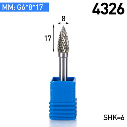 G-Type Carbide Rotary Burr with 6mm Shank