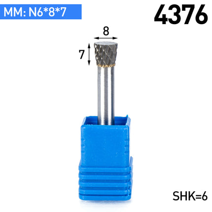 N-Type Carbide Rotary Burr with 6mm Shank