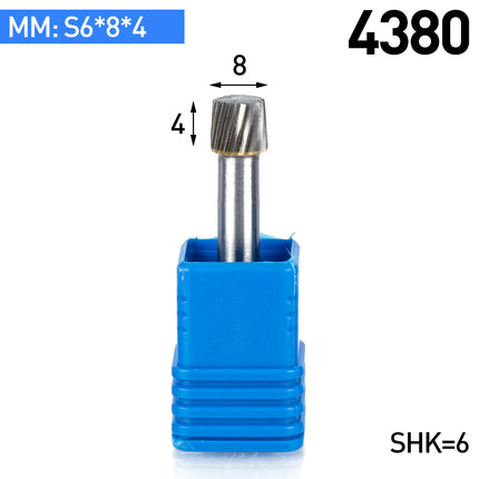 S-Type Carbide Rotary Burr with 6mm Shank