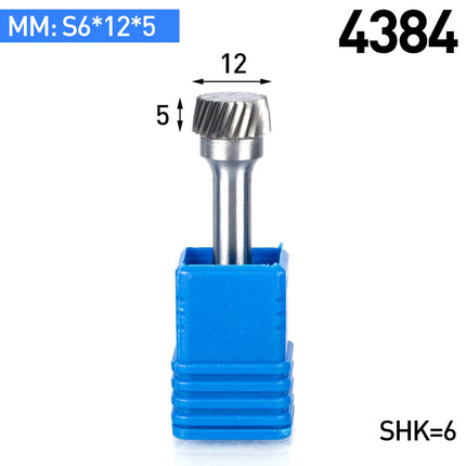 S-Type Carbide Rotary Burr with 6mm Shank
