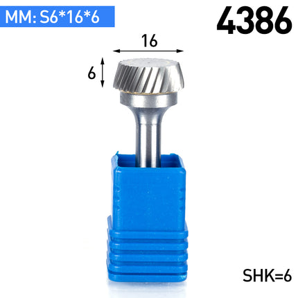 S-Type Carbide Rotary Burr with 6mm Shank