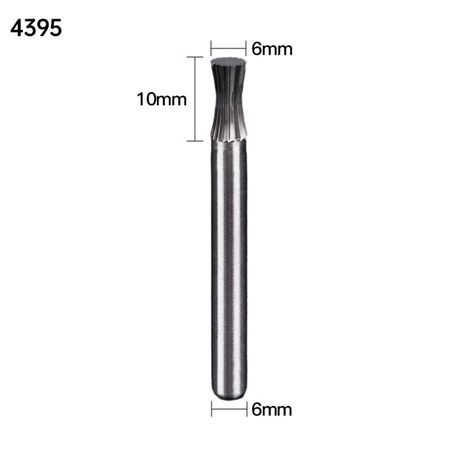U-Type Carbide Rotary Burr with 6mm Shank