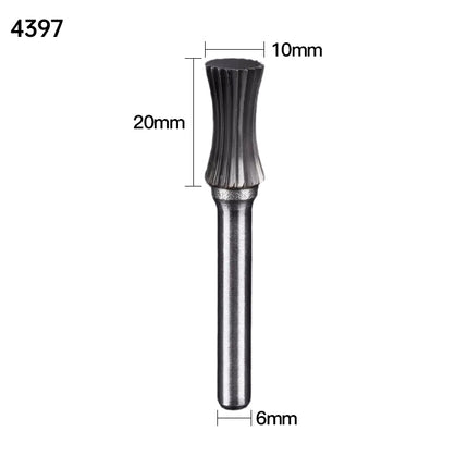U-Type Carbide Rotary Burr with 6mm Shank