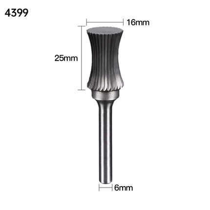 U-Type Carbide Rotary Burr with 6mm Shank