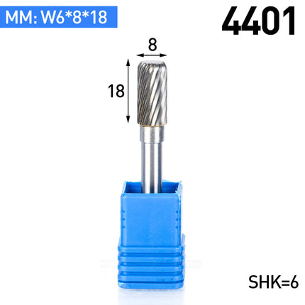 W-Type Carbide Rotary Burr with 6mm Shank