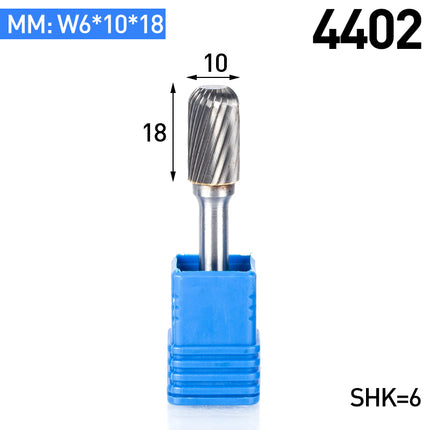 W-Type Carbide Rotary Burr with 6mm Shank