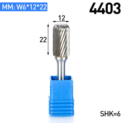 W-Type Carbide Rotary Burr with 6mm Shank