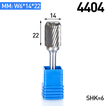 W-Type Carbide Rotary Burr with 6mm Shank