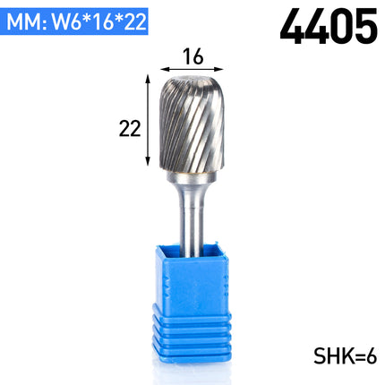 W-Type Carbide Rotary Burr with 6mm Shank