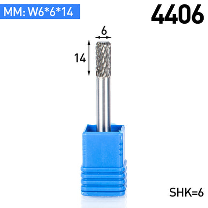 W-Type Carbide Rotary Burr with 6mm Shank