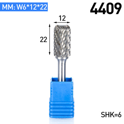 W-Type Carbide Rotary Burr with 6mm Shank