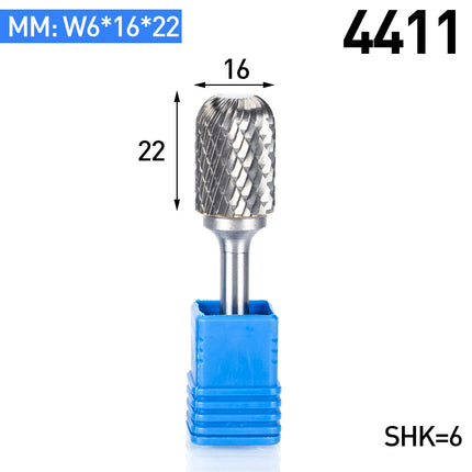 W-Type Carbide Rotary Burr with 6mm Shank