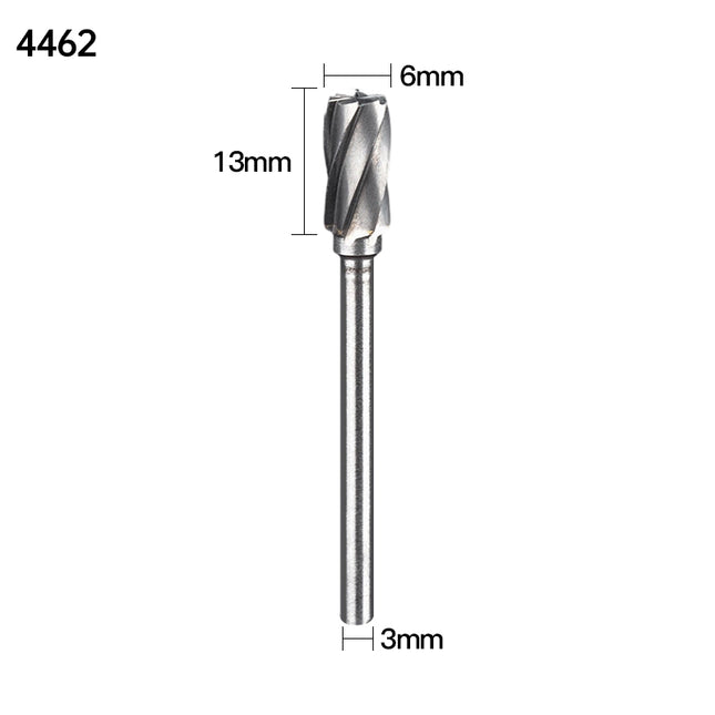 Coarse Tooth Carbide Rotary Burr, 3mm Shank Diameter x 6mm Cutting Diameter