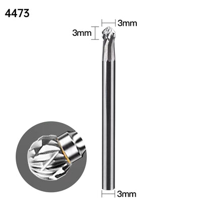 DX-Type Carbide Rotary Burr with 3mm Shank