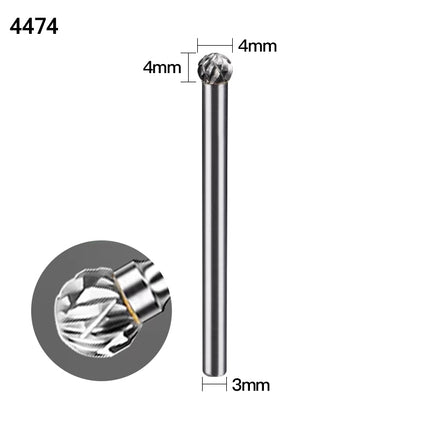 DX-Type Carbide Rotary Burr with 3mm Shank