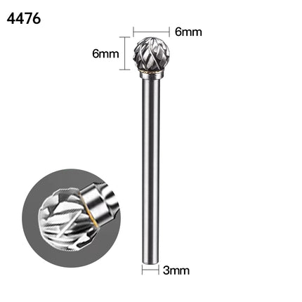 DX-Type Carbide Rotary Burr with 3mm Shank