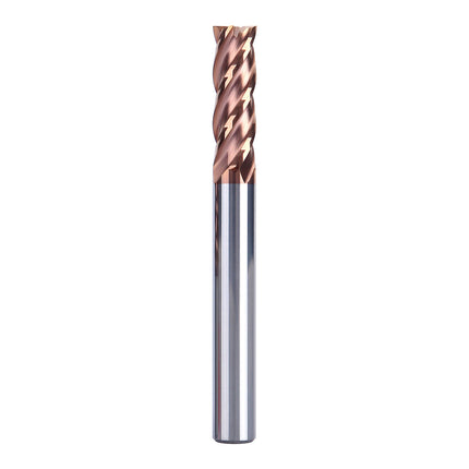 HUHAO 4mm 5mm 6mm 8mm HRC55 Milling Cutter 4 Flutes Flat End Mill CNC Maching Endmills Alloy Coating Carbide Steel CNC Tools