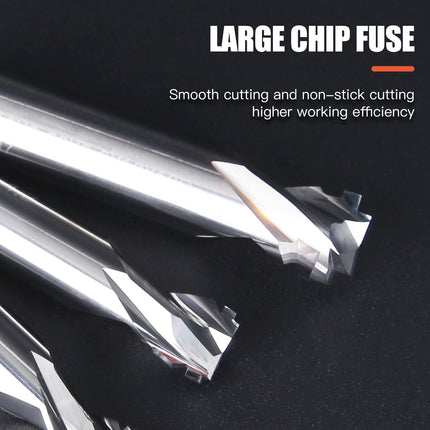 6mm 8mm 12mm Neon Light Stripe Milling Cutter CNC Router Bits LED Neon Bendable End Mill For Led Neon Signmaking