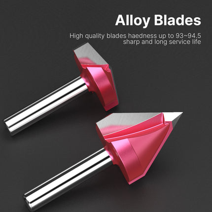 V Shape Wood Router Bit 60 90 120 150 Degrees 3D Engraving Bit for Wood Cutting Slotting