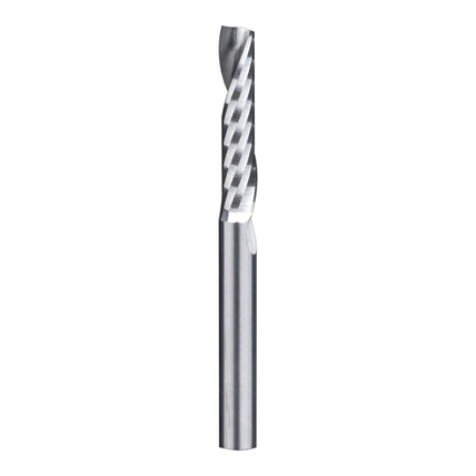 HUHAO 4mm Single Flute Spiral Cutter router bit CNC For Acrylic PVC MDF End Mill Carbide Milling Cutter
