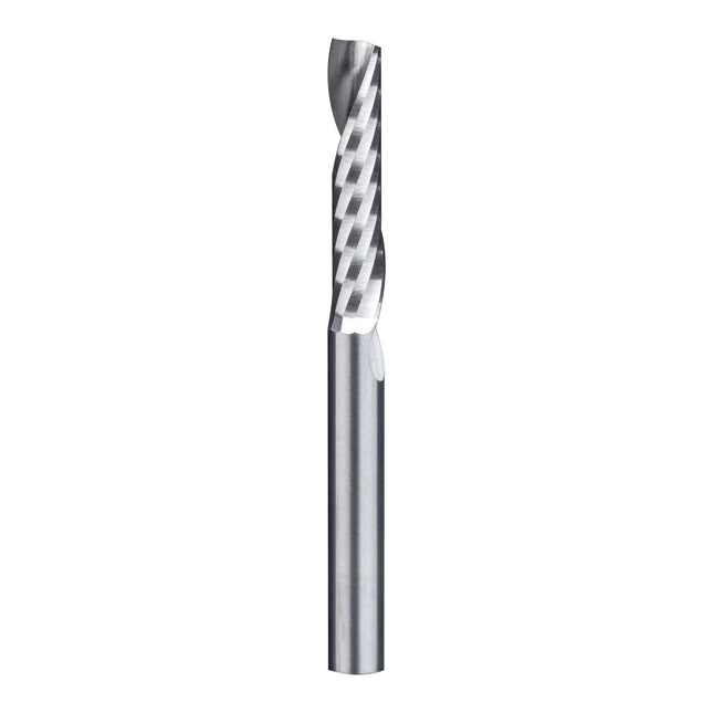HUHAO 4mm Single Flute Spiral Cutter router bit CNC For Acrylic PVC MDF End Mill Carbide Milling Cutter