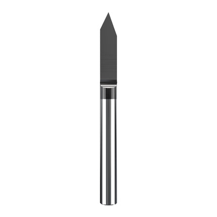HUHAO 4mm Shank Bottom Carbide Engraving Router Bits for Metal Wood Stainless Steel Titanium Coating Milling Cutter PCB CNC Tool