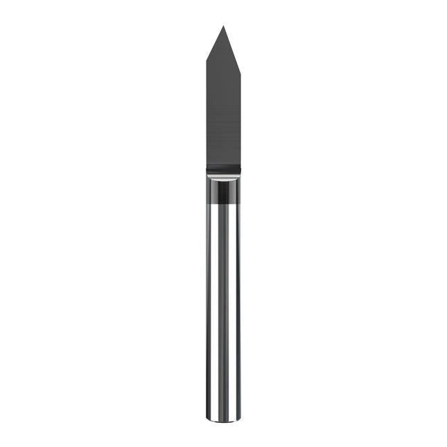 HUHAO 4mm Shank Bottom Carbide Engraving Router Bits for Metal Wood Stainless Steel Titanium Coating Milling Cutter PCB CNC Tool